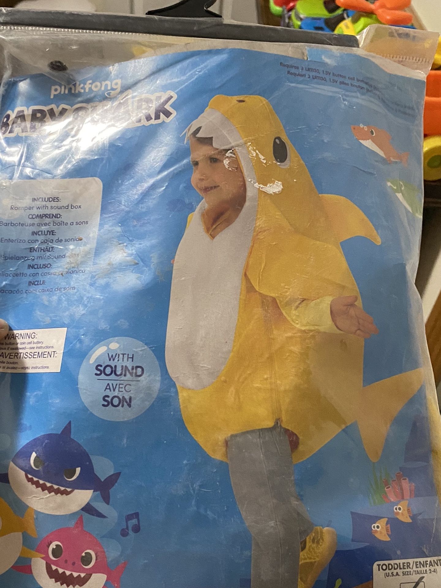 Baby Shark Costume With Sound