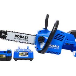 Kobalt 1447232 24V MAX Cordless 12" Chainsaw Kit With 4.0Ah Battery & Charger