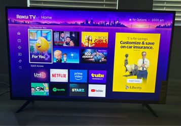 40 inch Roku TV with remote