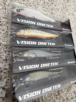 4 New Megabass Vision ONETEN Jerkbaits – New in Box