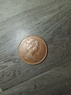 Coin of Elizabeth ll. 2 pence 1980