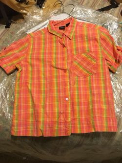 Erika multicolor button up