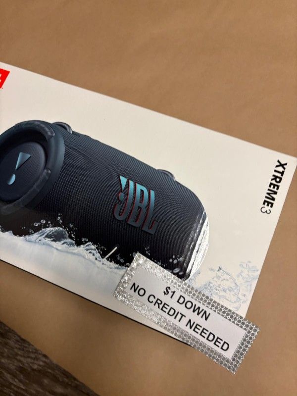 JBL Xtreme 3 Bluetooth Speaker New - Only $1 Today Pay The Rest Later!