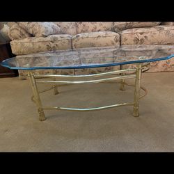 Vintage Glass Table 