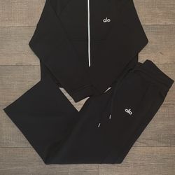 Alo Yoga Jet Set Track Jacket & Pants – NEW w/ Receipt (Size S,M)