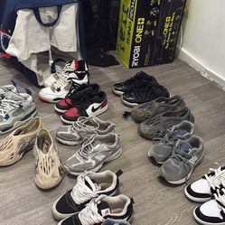 bunch of shoes 