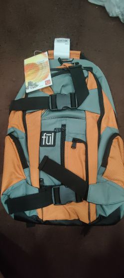New FUL Overton Backpack Orange/Gray