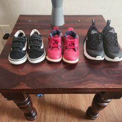 Kids Shoes Vans Size 9c $15 Nikes Size 10c $30