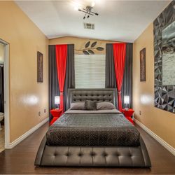Modern Queen Size Bed
