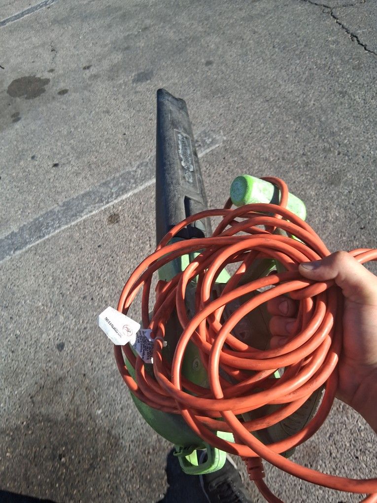 Leaf Blower With Ext Cord