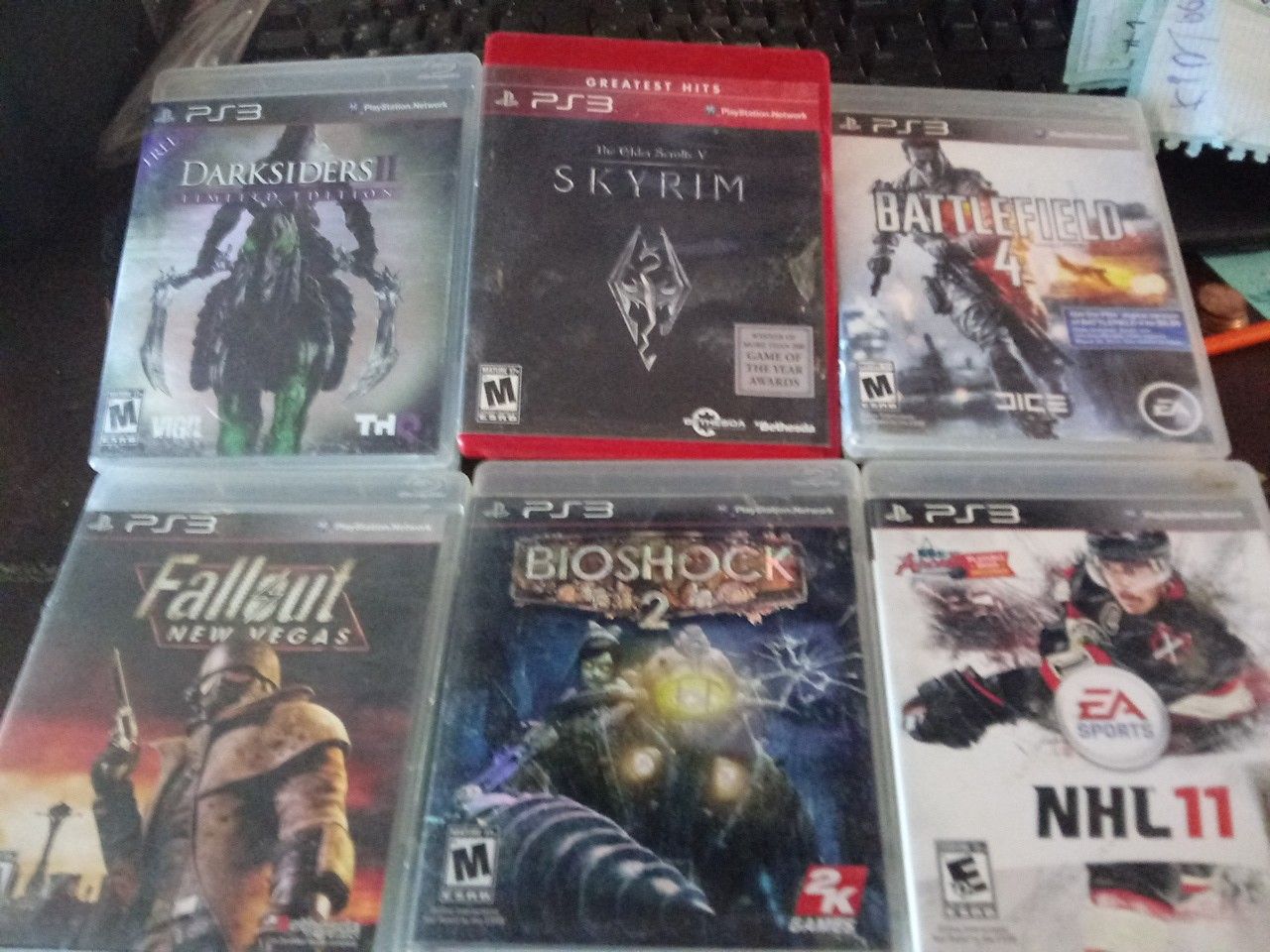 PS3 6 game can get separate or all for less