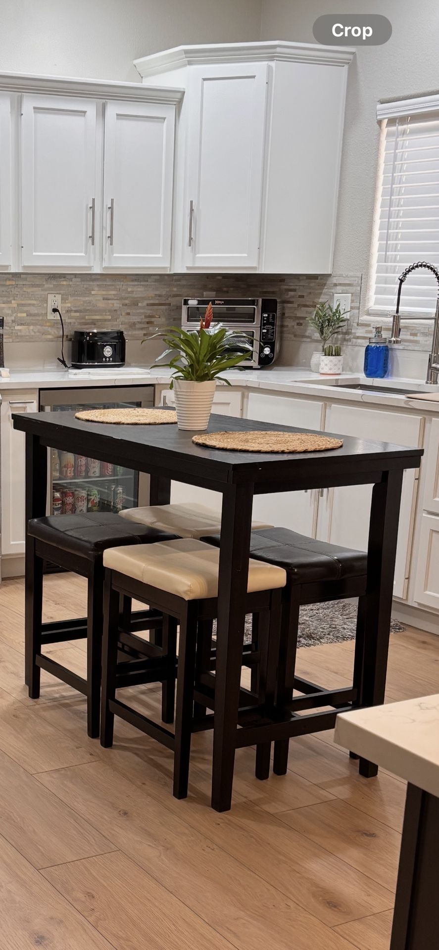 5-Piece Small Wood Table