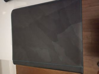 Leather toploader binder