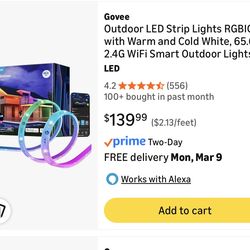 Govee led strip lights pro