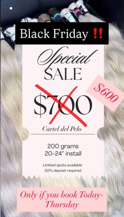 Black Friday Sale Hair Extensions