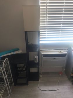 Lamp with shelves