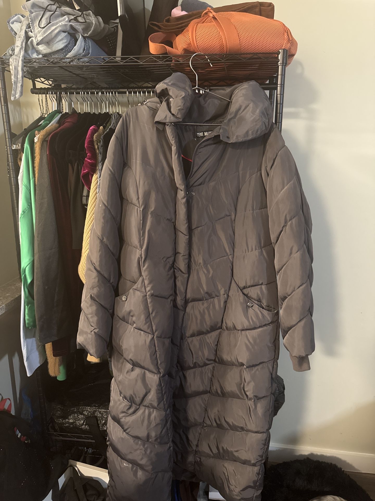 Steve Madden Long Puffer Coat – Size 1X (Women’s)
