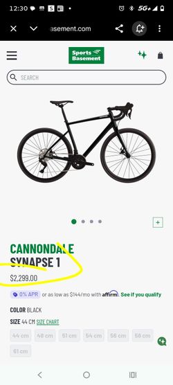 CANNONDALE SYNAPSE 1