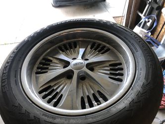 20” rims with tires