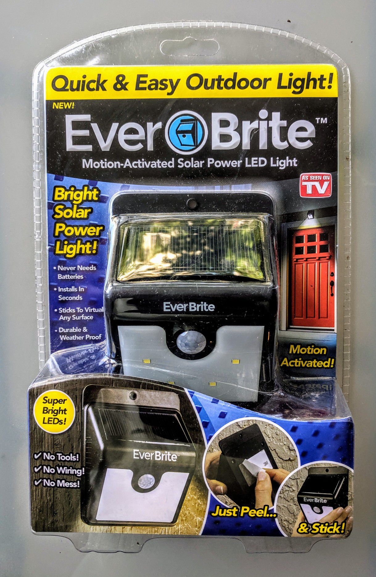 EverBrite Ever Brite Motion Activated Solar LED light NEW UNOPENED