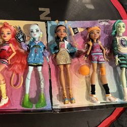 Monster High Ghoul Spirit Five (5) Pack Dolls - Gen 3 - 2022