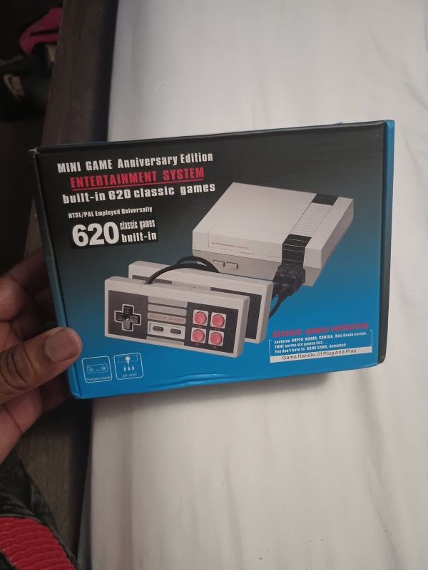 AE Sisters Mini Anniversary Edition Game Console with Built-in 620 Classic Games