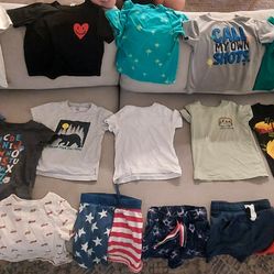 Boys 2T/3T clothing and shoe bundle