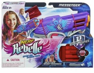 Details about Nerf Rebelle Blaster Messenger Secrets & Spies Message Double Decoder New Nerf Rebelle Blaster Messenger Secrets & Spies Message Double