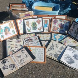 Framed Tattoo Designs 2 Boxes Full