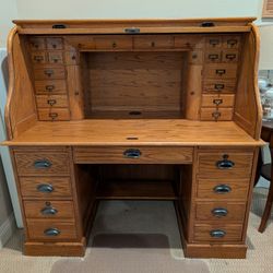 Roll Top Computer Desk