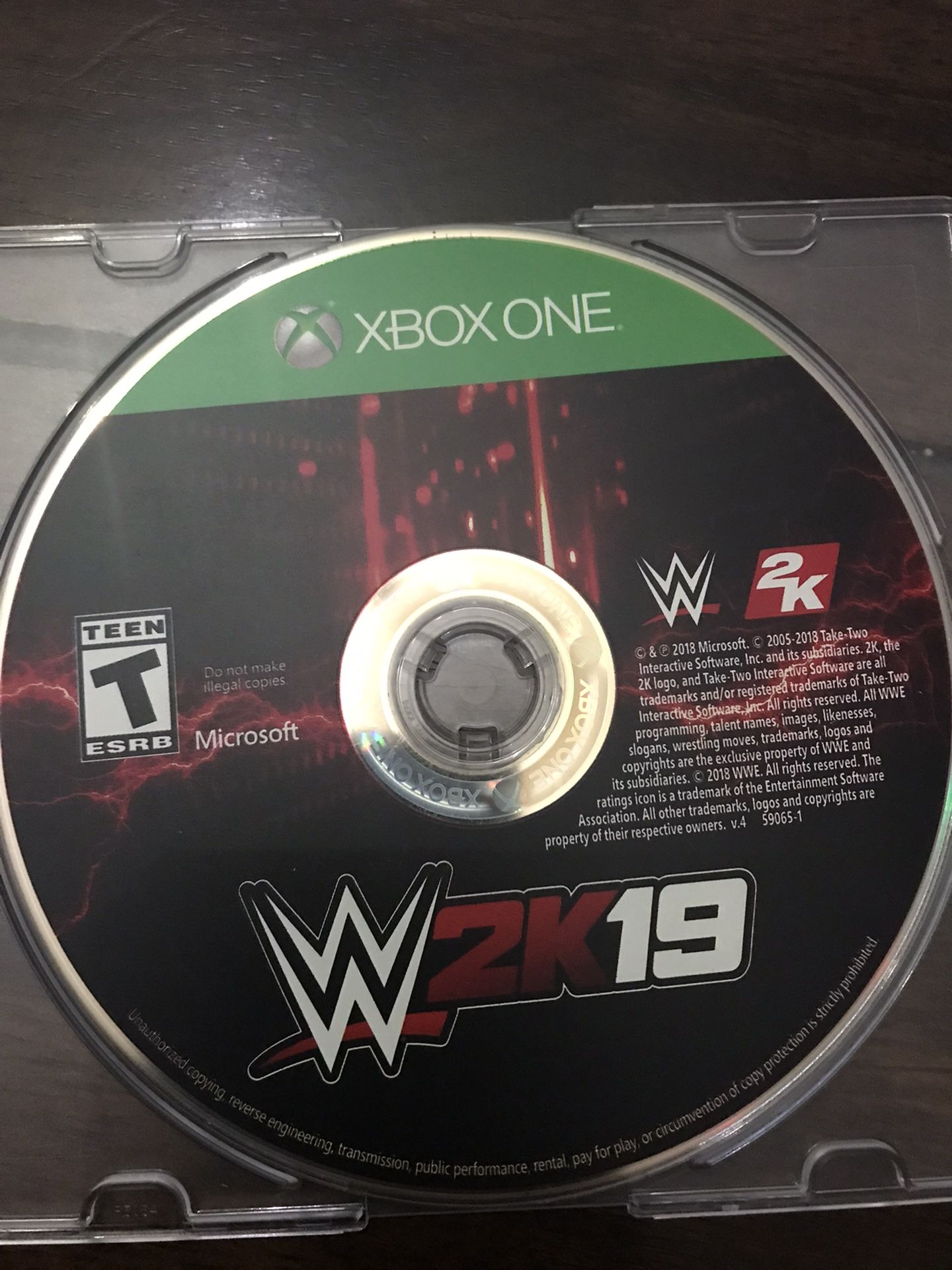 WWE 2K19 - Xbox One (CD Only)