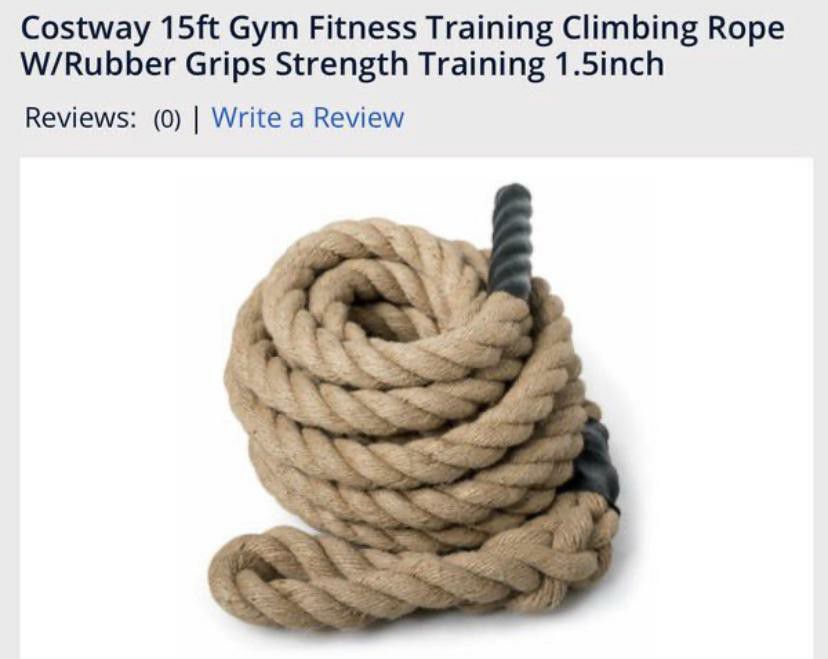 Gym Fitness Training Climbing Rope