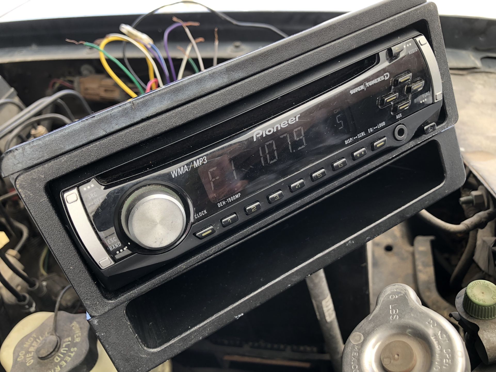 Pioneer Car Stereo With Indash Panel