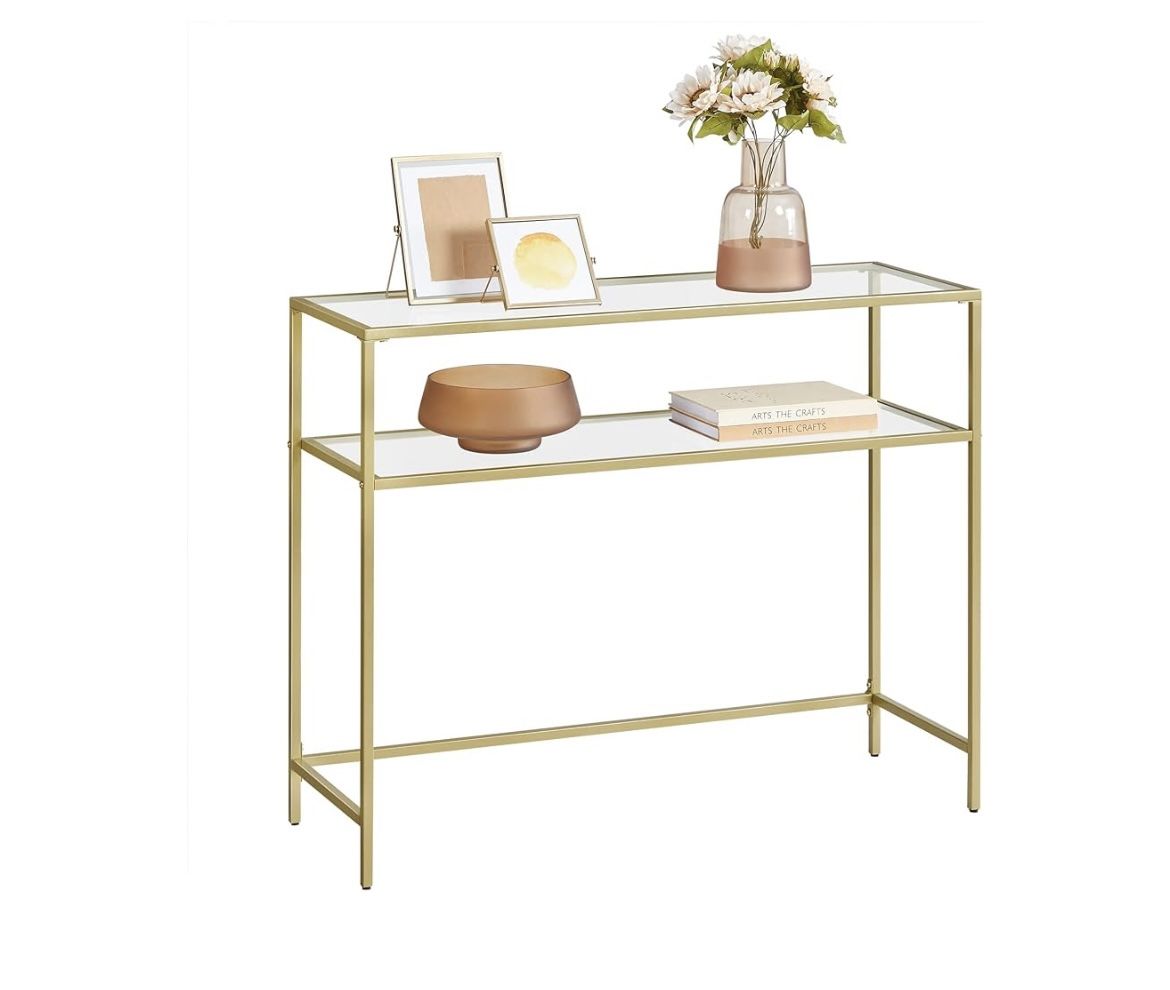 39 Inch Console Sofa Table, Modern Entryway Table