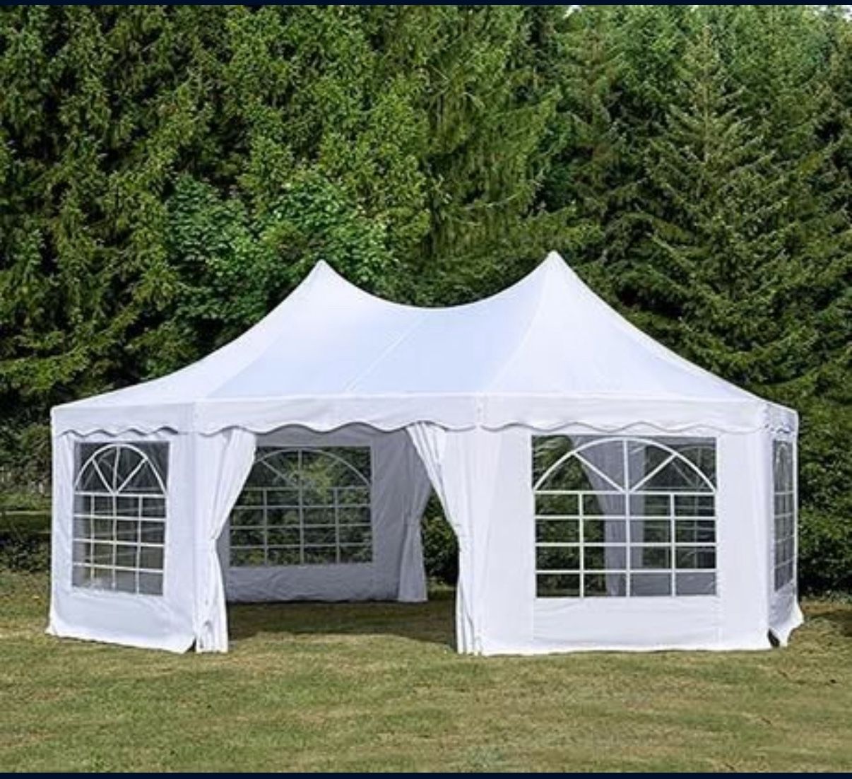 QUICTENT 20' X 14.5' OCTAGONAL PARTY TENT-WHITE