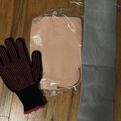 Hot tools protective mat, case, and glove set new 