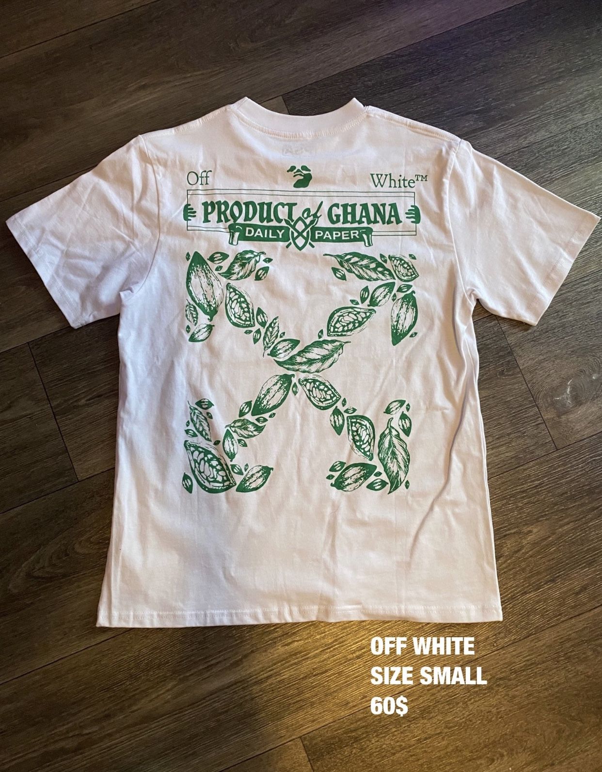 Off-white “Ghana” T-shirt Size Small