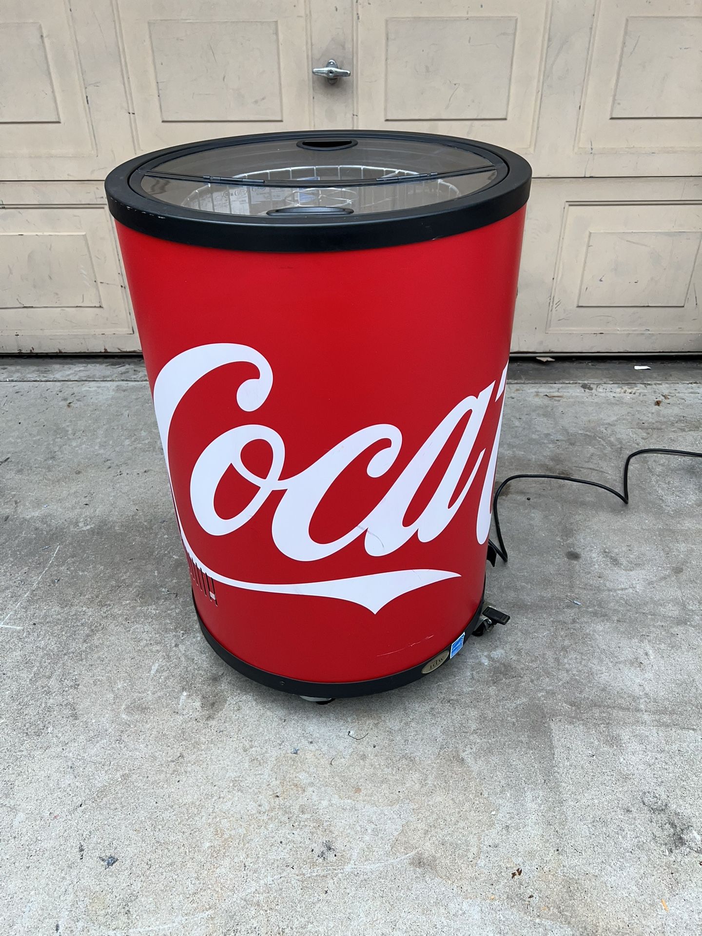 COCA COLA ROLLING COOLER