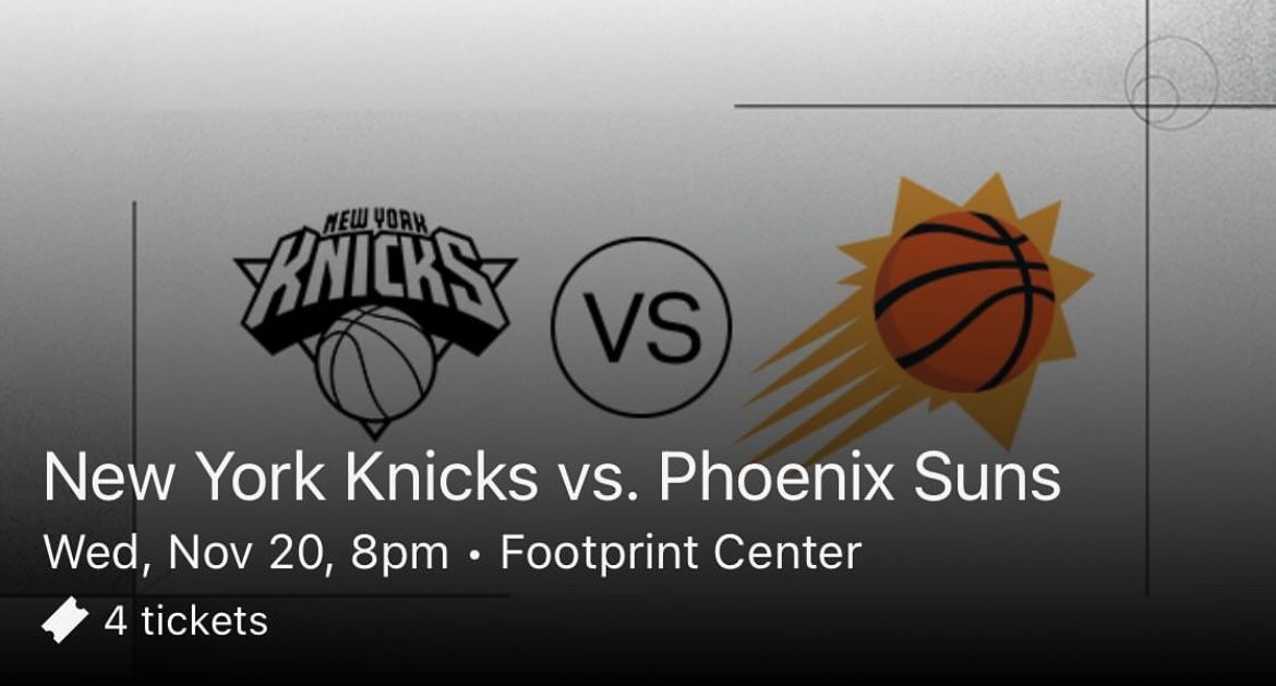 New York Knicks Vs Phoenix Suns