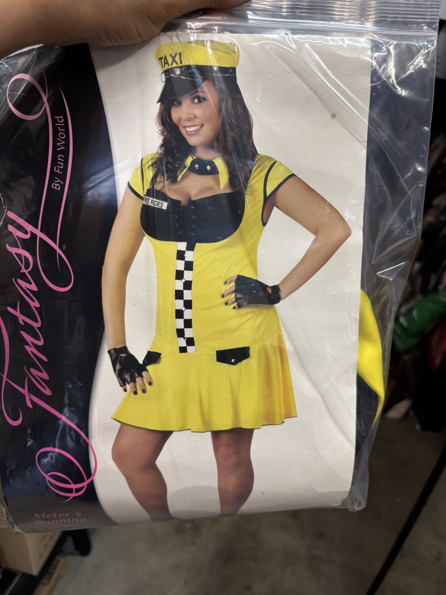 New, Women’s Taxi Driver Costume Size 16-30 W