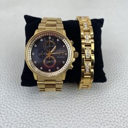 Citizen Nighthawk Chronograph Set W/ Bracelet 