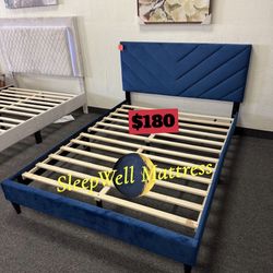 Full size bed frame only
