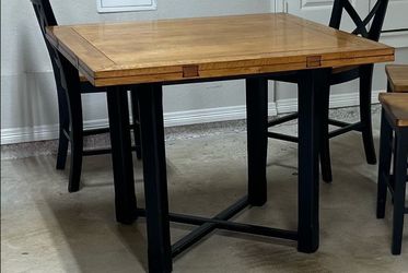Breakfast table for high chairs  solid wood
