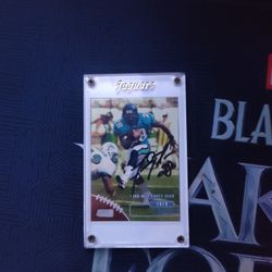 Signature Fred Taylor Card