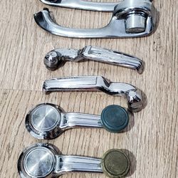 vintage car interior door handles and window cranks Camaro 1969 Price varies