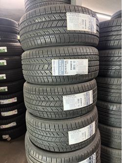 245/40R18 Kumho New Tires Set Installed And Balanced Llantas