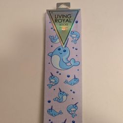 Knee High Narwhal Novelty Socks Living Royal Socks