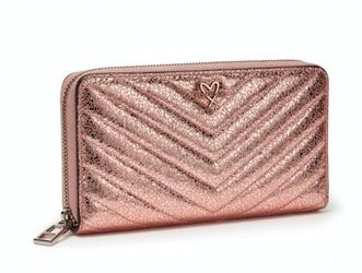 Victoria's Secret Pink Metallic Wallet PRELOVED/Preowned READ DESCRIPTION