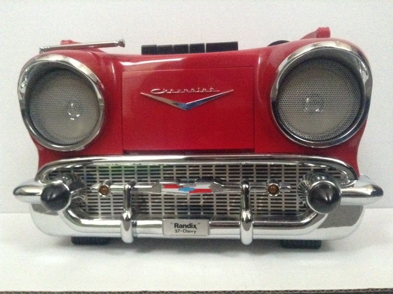 Vintage Randix 57 Chevy AM FM Radio Cassette CR-1957 stereo