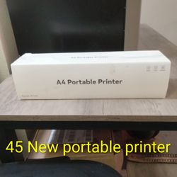 Brand new portable printer never used.